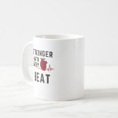 Stärker mit jedem schlagenden Herz-Kaffeetasse Kaffeetasse (Vorderseite Links)