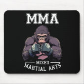Starker Mixed Martial Arts Gorilla - Boxkäfig Mousepad (Vorne)