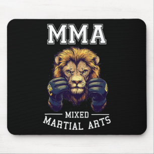 Starker Mixed Martial Arts Lion - Thai Boxing Cage Mousepad
