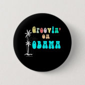 Starker Obama-Knopf Button (Vorderseite)