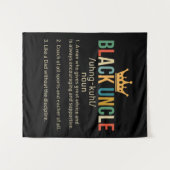 Starker Onkel Wandteppich (Vorderseite (Horizontal))