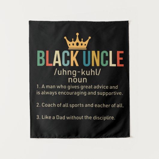 Starker Onkel Wandteppich (Vorderseite)