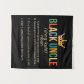 Starker Onkel Wandteppich (Vorderseite (Horizontal))