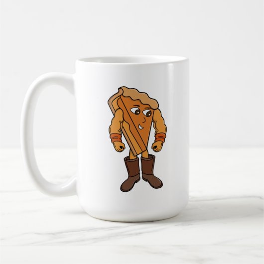 Starker Pie mit Stiefeln Kaffeetasse (Links)