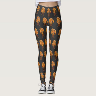 Starker Pie mit Stiefeln Leggings