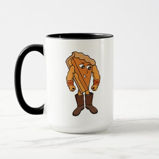 Starker Pie mit Stiefeln Tasse (Links)