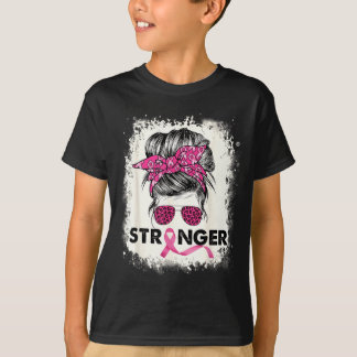 Starker Pinker Brustkrebs-Bewusstseins-Krieger T-Shirt
