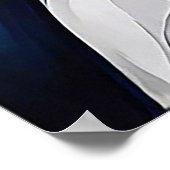 Starker Pitbull-Hund Poster (Ecke)