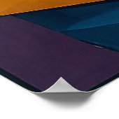 Starker Pitbull-Hund Poster (Ecke)