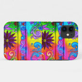 starker psychedelischer Hippietelefonkasten Case-Mate iPhone Hülle (Rückseite (Horizontal))