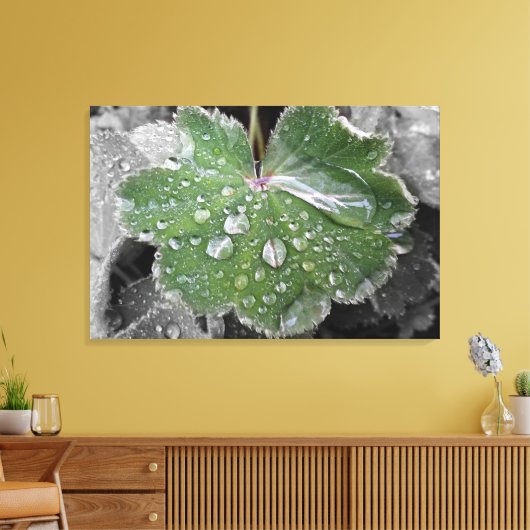 starker Regen Leinwanddruck (Insitu (Wohnzimmer))