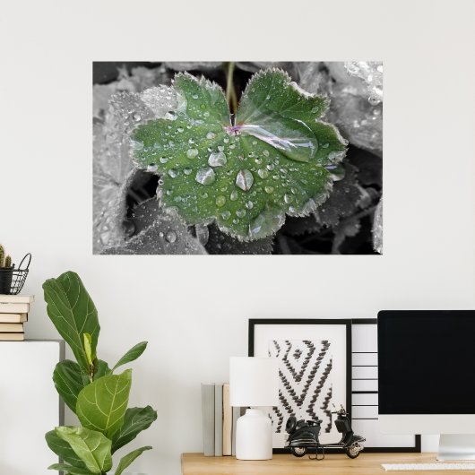 starker Regen Poster (Heimbüro)