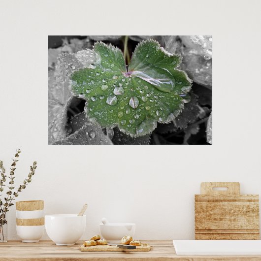 starker Regen Poster (Küche)