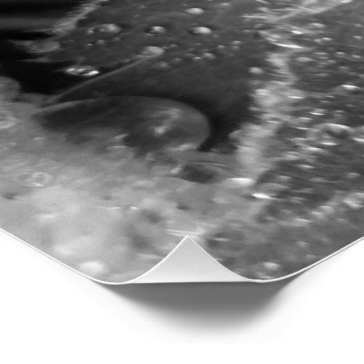 starker Regen Poster (Ecke)