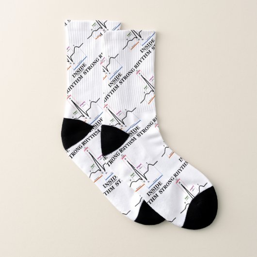 Starker Rhythmus im EKG/EKG-Heartbeat Socken (Paar)