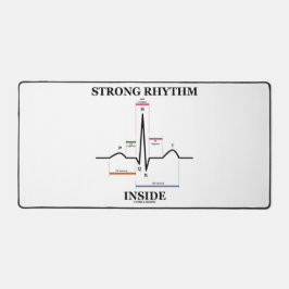 Starker Rhythmus innerhalb des Elektrokardiogramms Schreibtischunterlage