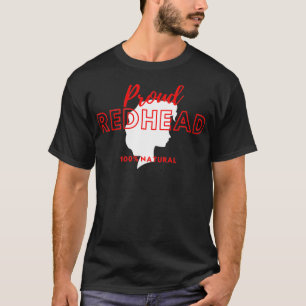 Starker Rotkopf 100 natürliche T-Shirt
