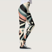 Starker Schnabel Atomic Eagle Muster Leggings (Rechts)