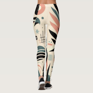 Starker Schnabel Atomic Eagle Muster Leggings