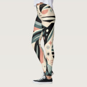 Starker Schnabel Atomic Eagle Muster Leggings (Links)