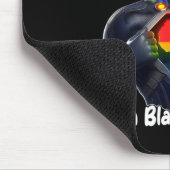 Starker schwarzer Geschichtskönig mit Stolz und mä Mousepad (Ecke)