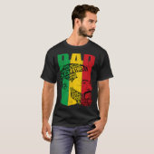 Starker schwarzer Vater T-Shirt (Vorne ganz)