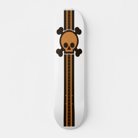 Starker Skulled Rennläufer Skateboard (Vorne)
