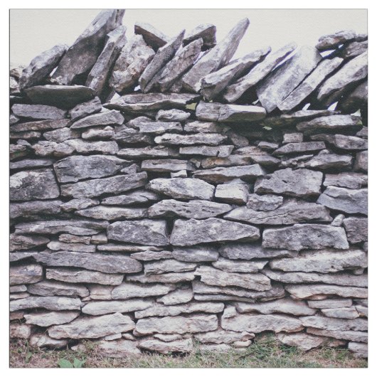 starker Staplungssteinzaun Stoff (Muster)