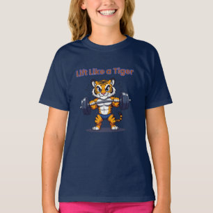 **Starker Tiger – Süßer Tiger beim Gewichtheben Il T-Shirt