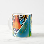 Starker und mutiger Christlicher Glaube Kaffeetasse (Vorderseite Links)