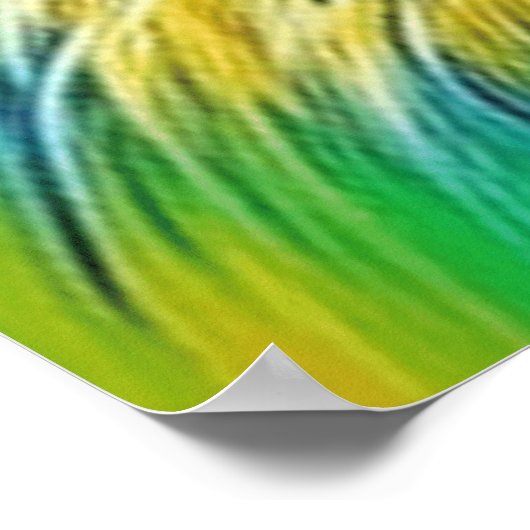 Starker und mutiger Christlicher Glaube Poster (Ecke)