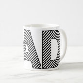 Starker und stilvoller VATER Kaffeetasse (VorderseiteRechts)
