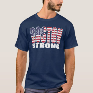 STARKER US Flaggen-T - Shirt BOSTONS