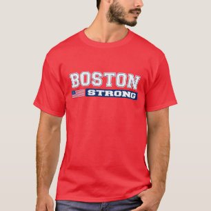 STARKER US Flaggen-T - Shirt BOSTONS