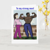 Starker Vater Karte (Gelbe Blume)