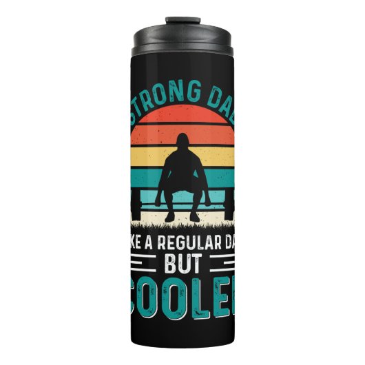 Starker Vater Thermosbecher (Vorderseite)