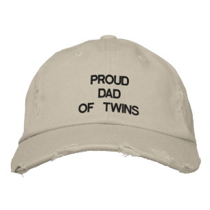 STARKER VATER VON TWINS HAT BESTICKTE BASEBALLKAPPE