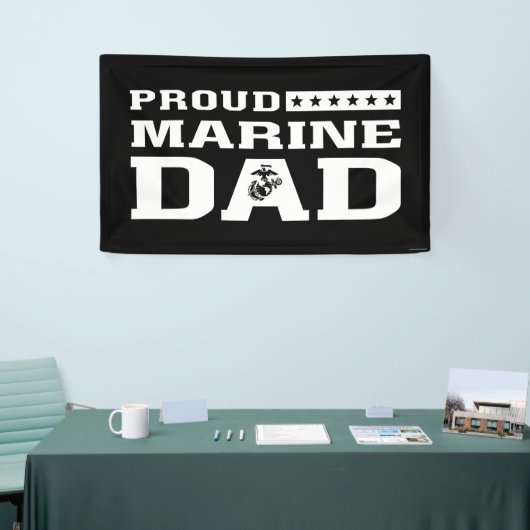 Starker Vater - weiß Banner (Messeveranstaltung)