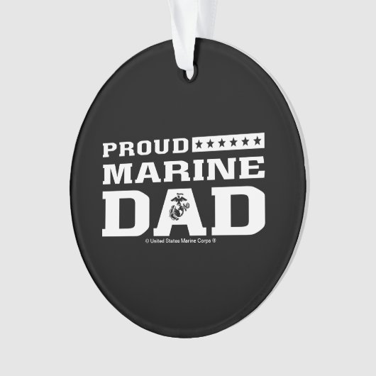 Starker Vater - weiß Ornament (Vorderseite)