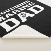 Starker Vater - weiß Sherpadecke (3/4)