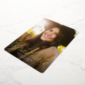 Starker vertikaler Abschluss Folieneinladung (Gedreht)