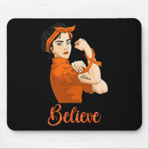 Starker weiblicher Blutkrebs 2 Mousepad