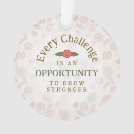 "Stärker werden"-Affirmation Ornament