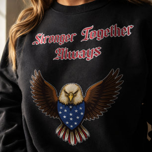 Stärker Zusammen Immer Patriotische Einheit Botsch Sweatshirt