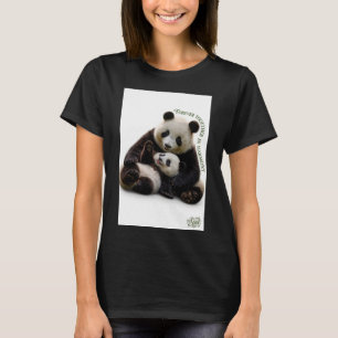 Stärker zusammen in Harmonie Pandas Frau Bio- T-Shirt