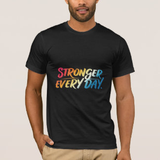 Stärkere alltägliche sportliche T-Shirts. T-Shirt