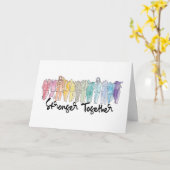 Stärkere Grußkarte Karte (Gelbe Blume)