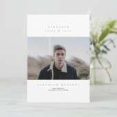 Stärkere Klasse des Serif-Abschlusses 2020 Einladung (Stehend Vorderseite)