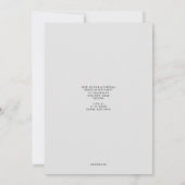 Stärkere Klasse des Serif-Abschlusses 2020 Einladung (Rückseite)