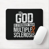 Stärkere Multipler Sklerose Frau Awareness Orange  Mousepad (Mit Mouse)